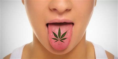 Cannabis tongue